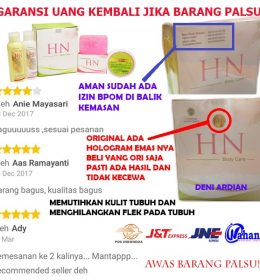 PAKET HN BODYCARE ORIGINAL BPOM AMAN DENGAN BANYAK MANFAAT