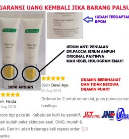 SERUM DR FACCIA SERUM ANTI PENUAAN SERUM AWET MUDA SERUM TERBARU FACCIA NEW AGE SERUM